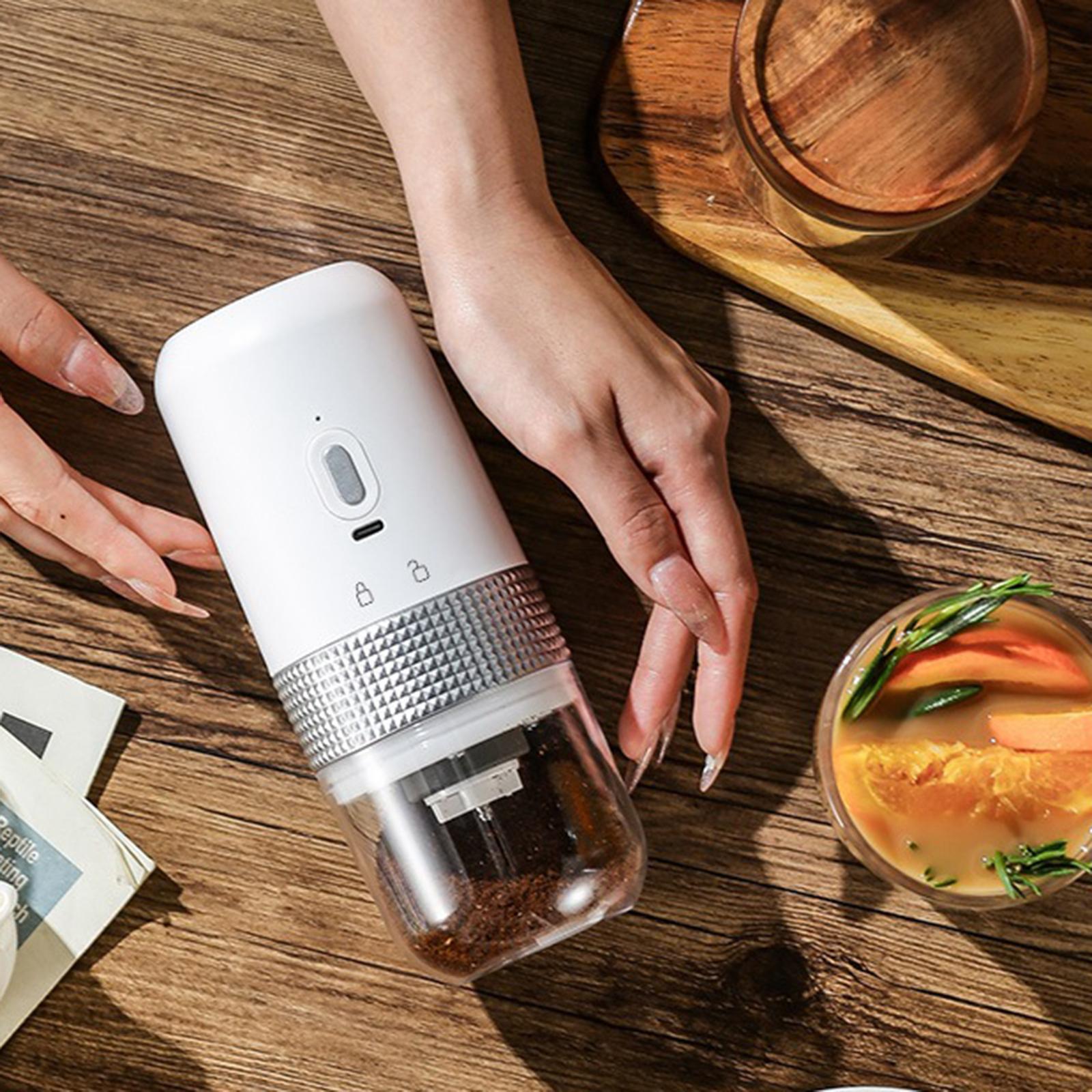 Coffee Grinder Easy to Clean for Outdoor Indoor Electric Coffee Bean Grinder