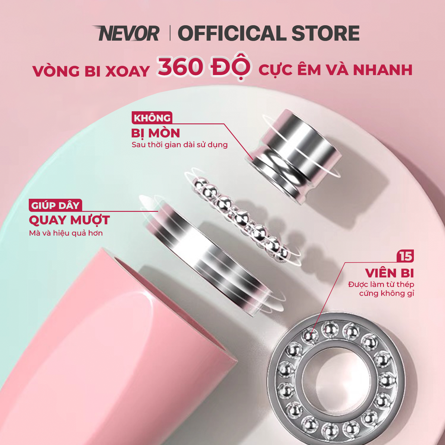 Combo Dây Nhảy Thể Lực 2 Trong 1 Nevor DN02 Hỗ Trợ Tập Luyện, Giảm Cân Tiện Lợi Ngay Tại Nhà
