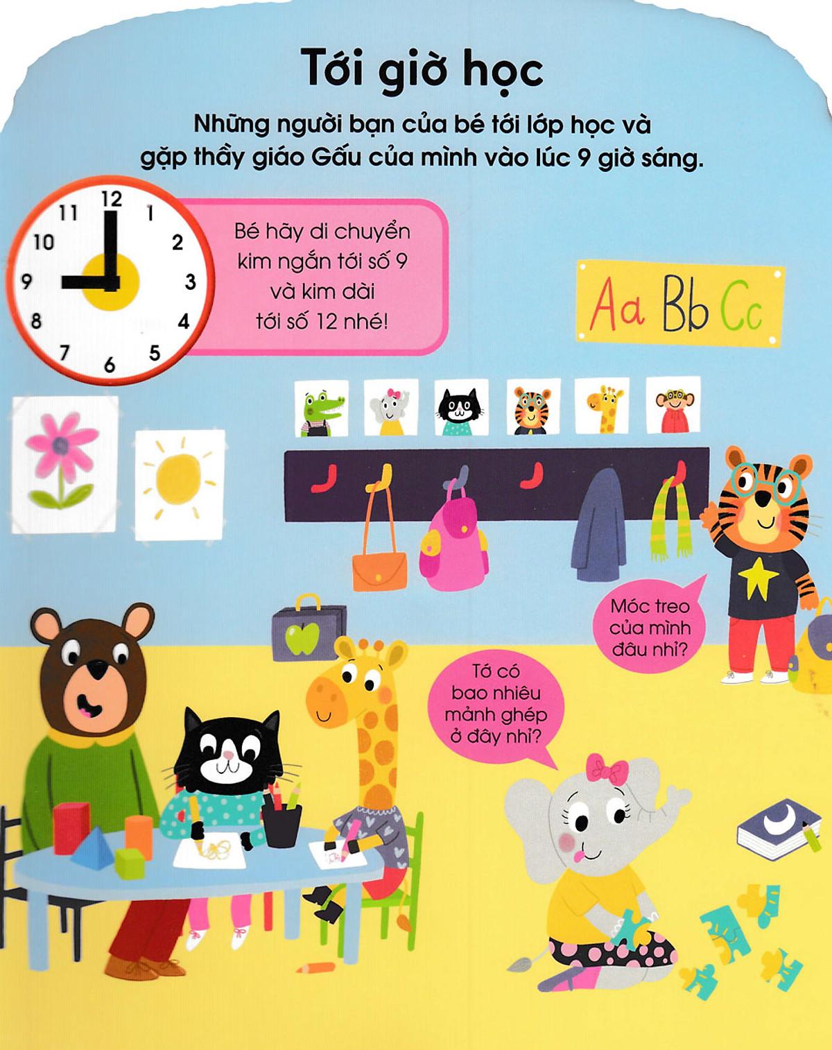 Cuốn Sách Đầu Tiên Của Bé - Chiếc Đồng Hồ (Dành Cho Bé Từ 3-5 Tuổi)