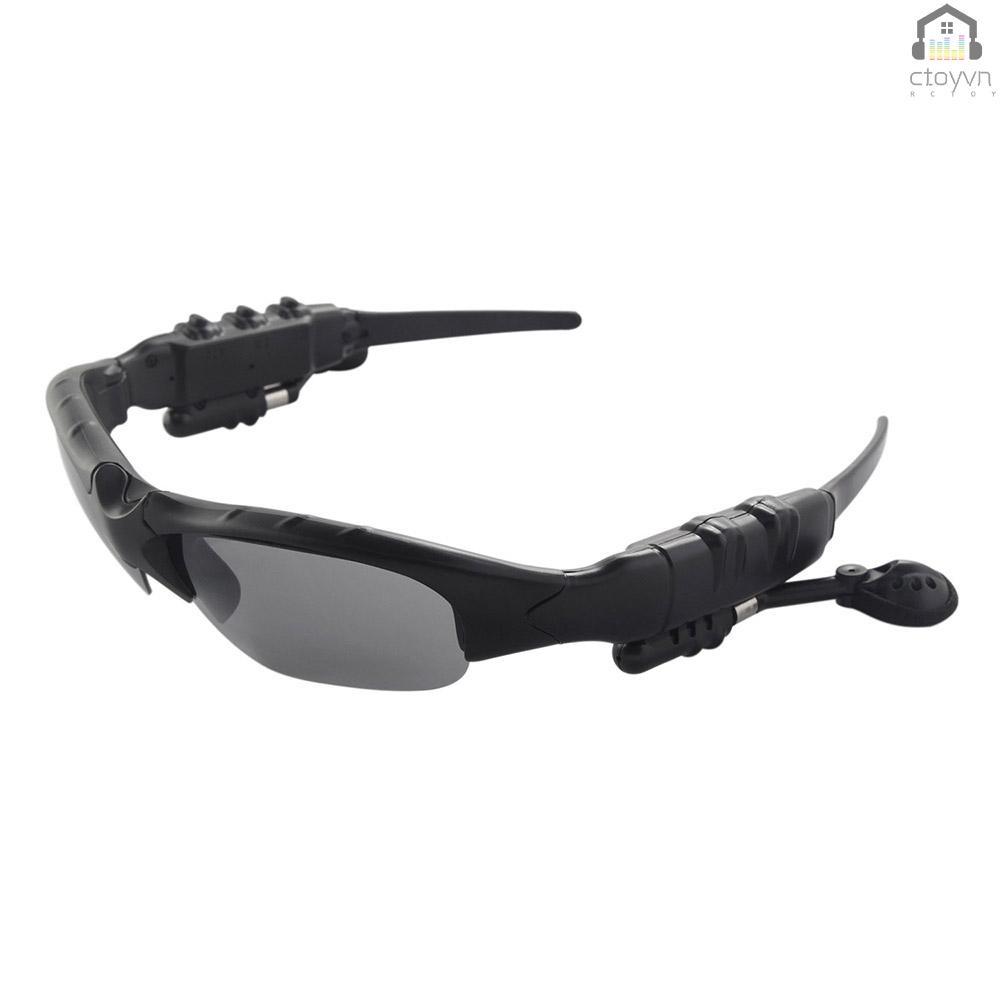 Kính mát tích hợp tai nghe bluetooth thông minh kèm mic dùng khi lái xe/ chơi golf
