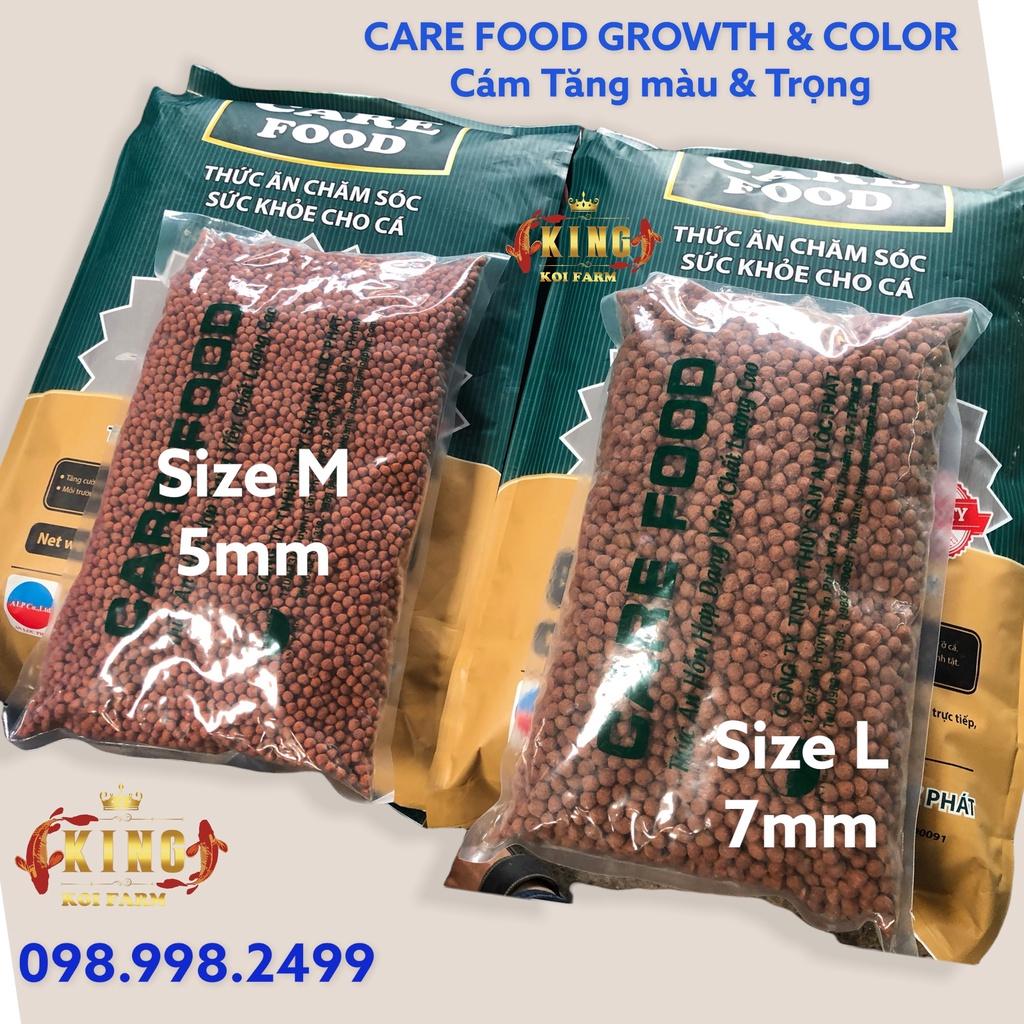 Thức ăn cá koi CAREFOOD GROWTH & COLOR hỗn hợp dạng viên Tăng Màu & Tăng Trọng  Thức ăn chuyên dụng dành cho cá
