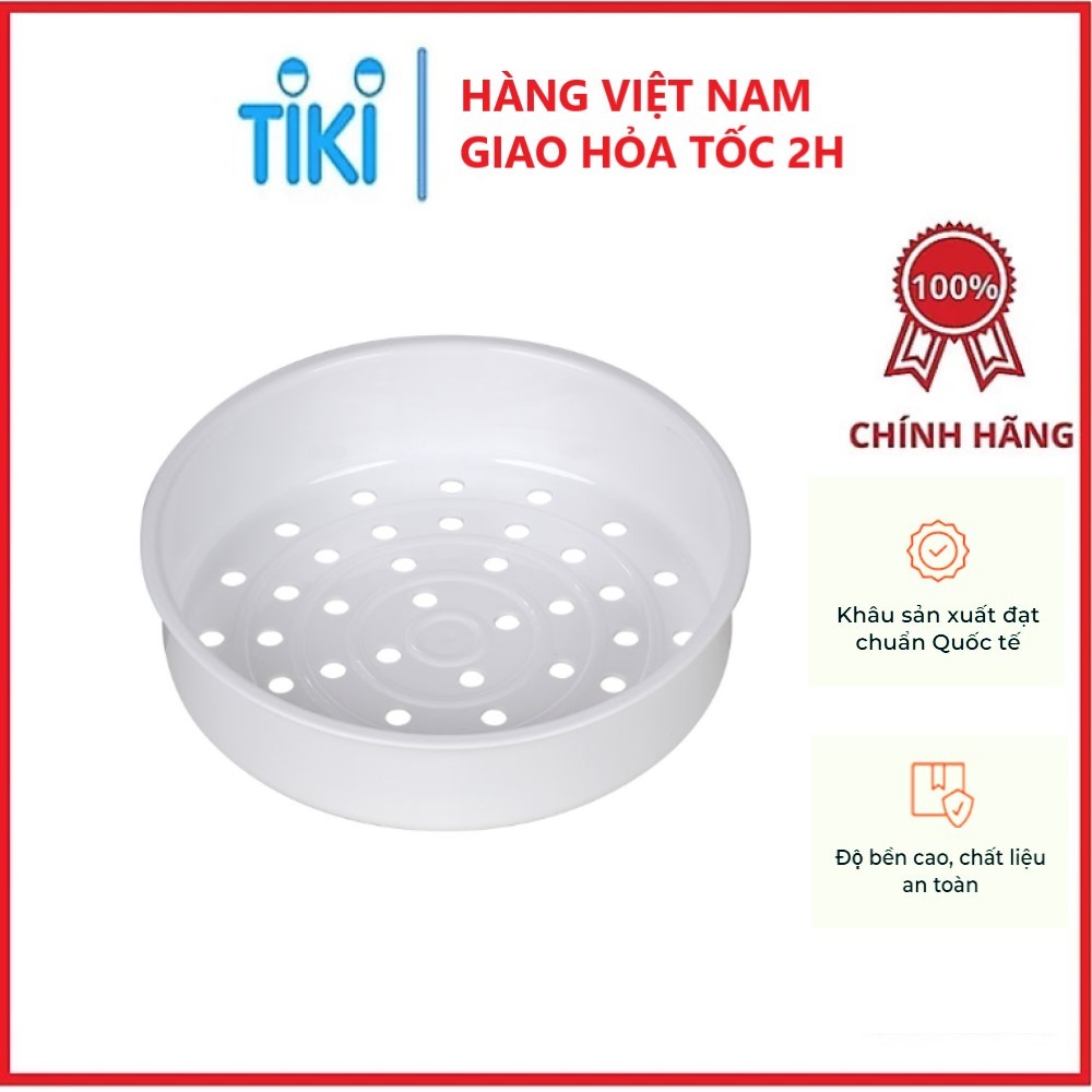 Vỉ Hấp Thức Ăn Bằng Nhựa Đường Kính 22cm Việt Nhật - Hàng chính hãng