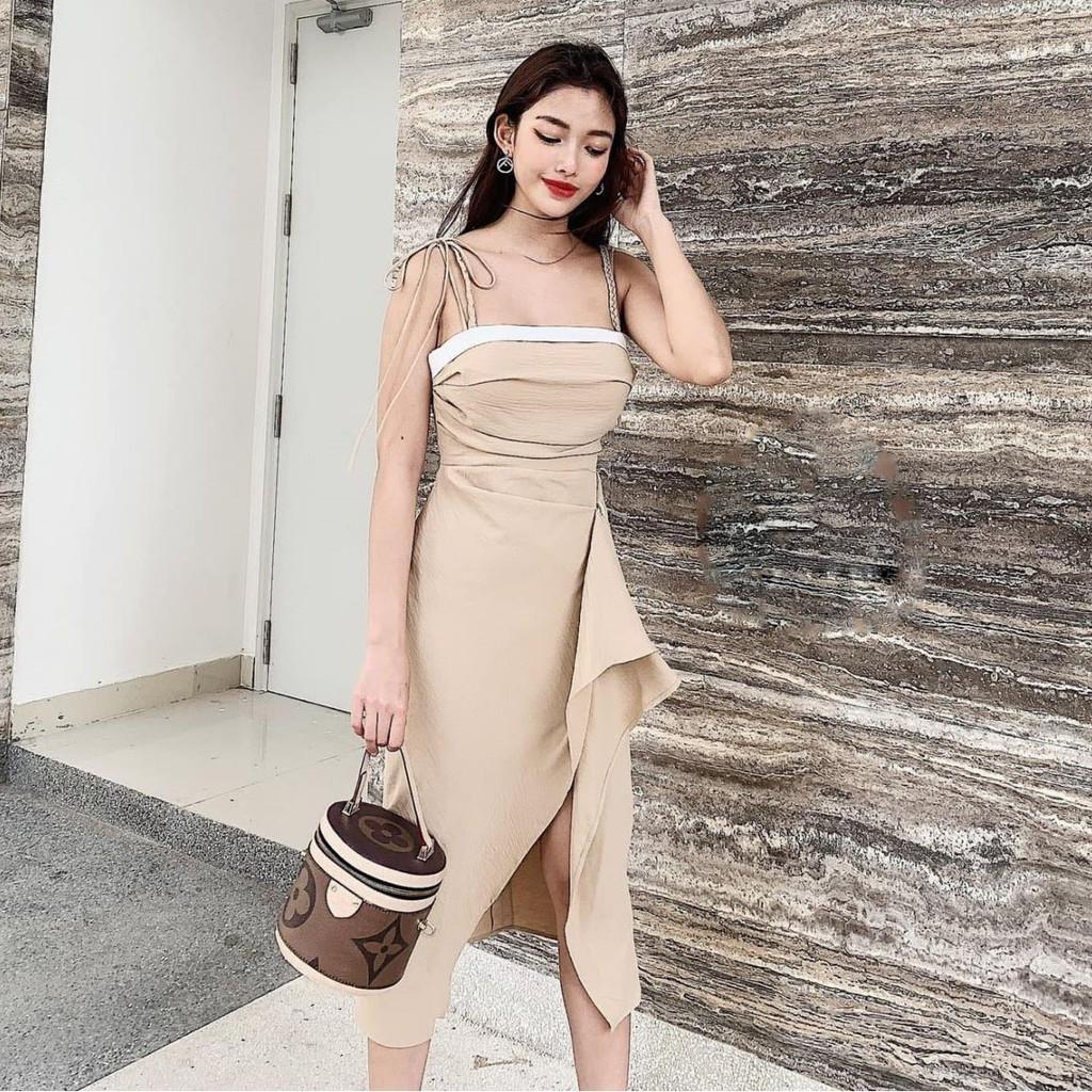 Đầm Cúp Ngực Thắt Nơ Vai HIHOL Mẫu Mới