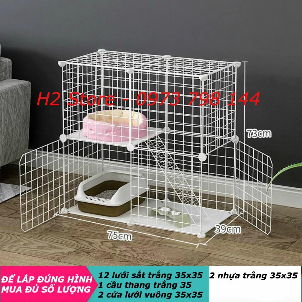 Lưới chuồng quây chó mèo ( tặng kèm chốt) BÁN LẺ THEO TẤM lắp ghép giá siêu rẻ