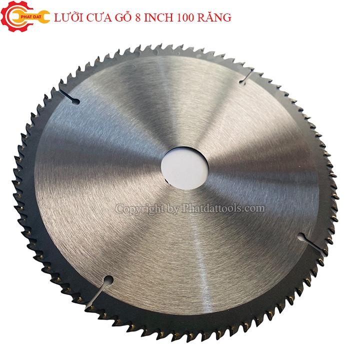 Lưỡi Cưa Đa Năng 8 Inch 100 Răng Lỗ Cốt 25.4-30mm Chuyên Dụng Lắp Cho Máy Cưa Bàn XINNADA-JIFA,Máy Cưa Cầm Tay`