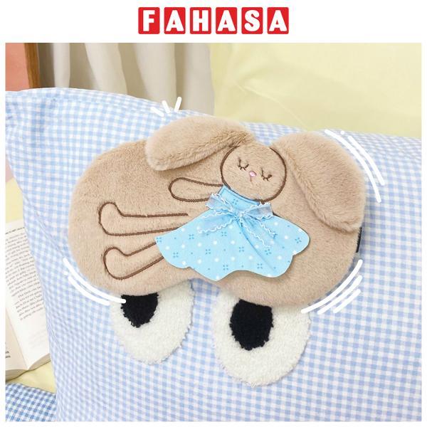 Bịt Mắt Ngủ - Thỏ Mặc Đầm Có Túi Nước 3m - ZooZoo 018025 - Màu Kem