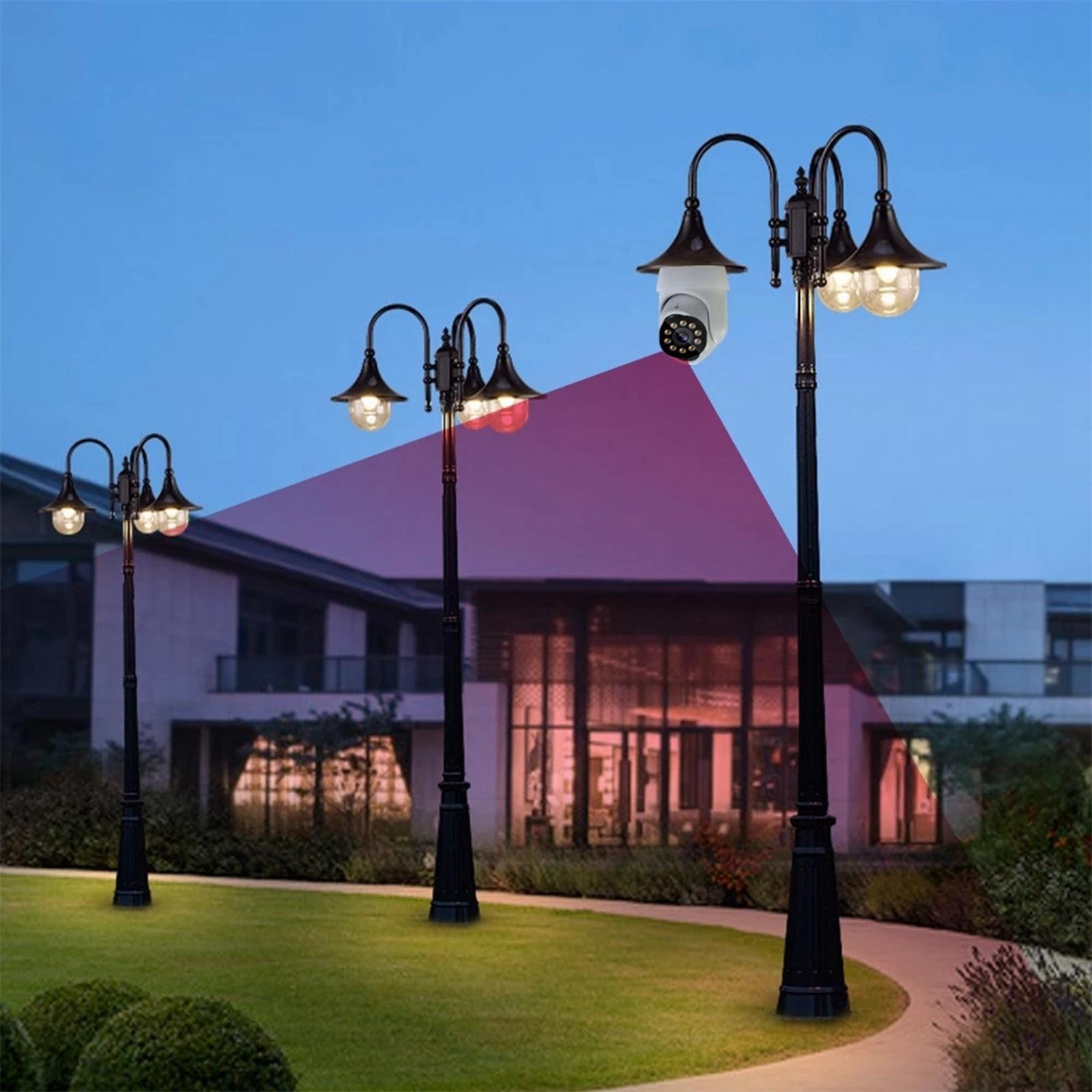 Bulb Shape 2MP E27 WiFi Wireless  Camera IP Camera for