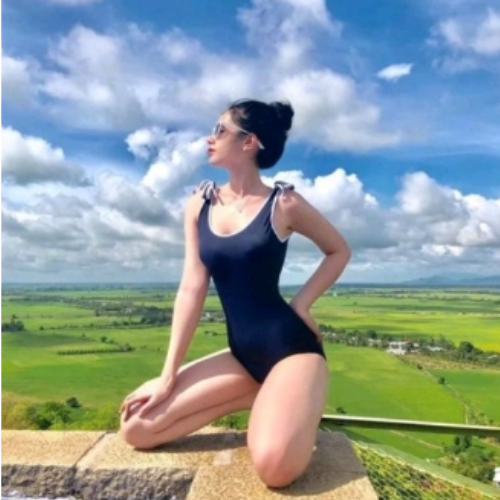 Bikini đồ bơi nữ đi biển liền thân nơ vai VATIXA BKN30