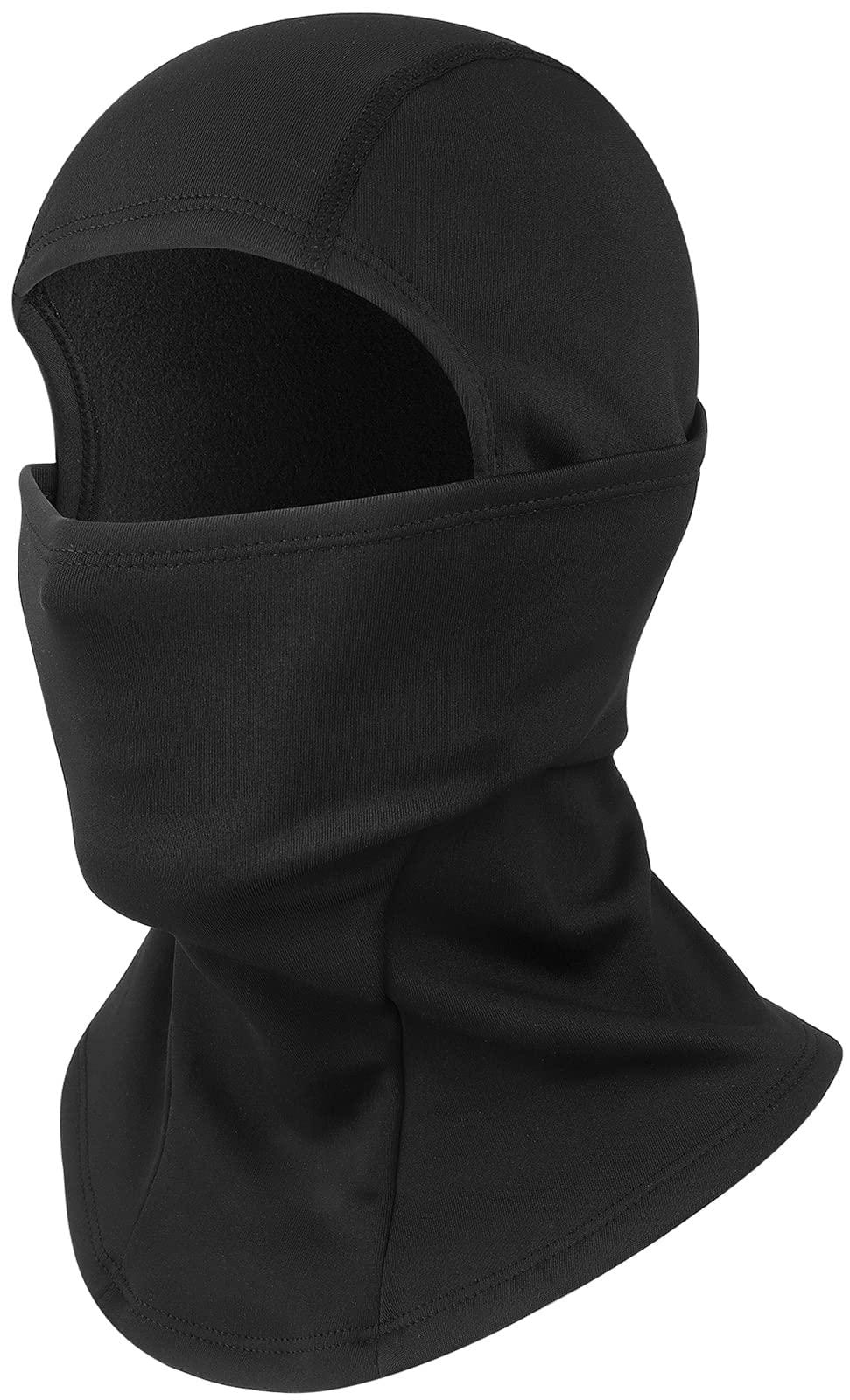 Mặt nạ trượt tuyết mùa đông - Năng bão ấm Bão ấm Máy sưởi cổ cho nam giới, Neathable Byerchief cho xe máy xe đạp, mũ xe đạp dưới mũ bảo hiểm khăn quàng cổ - màu đen