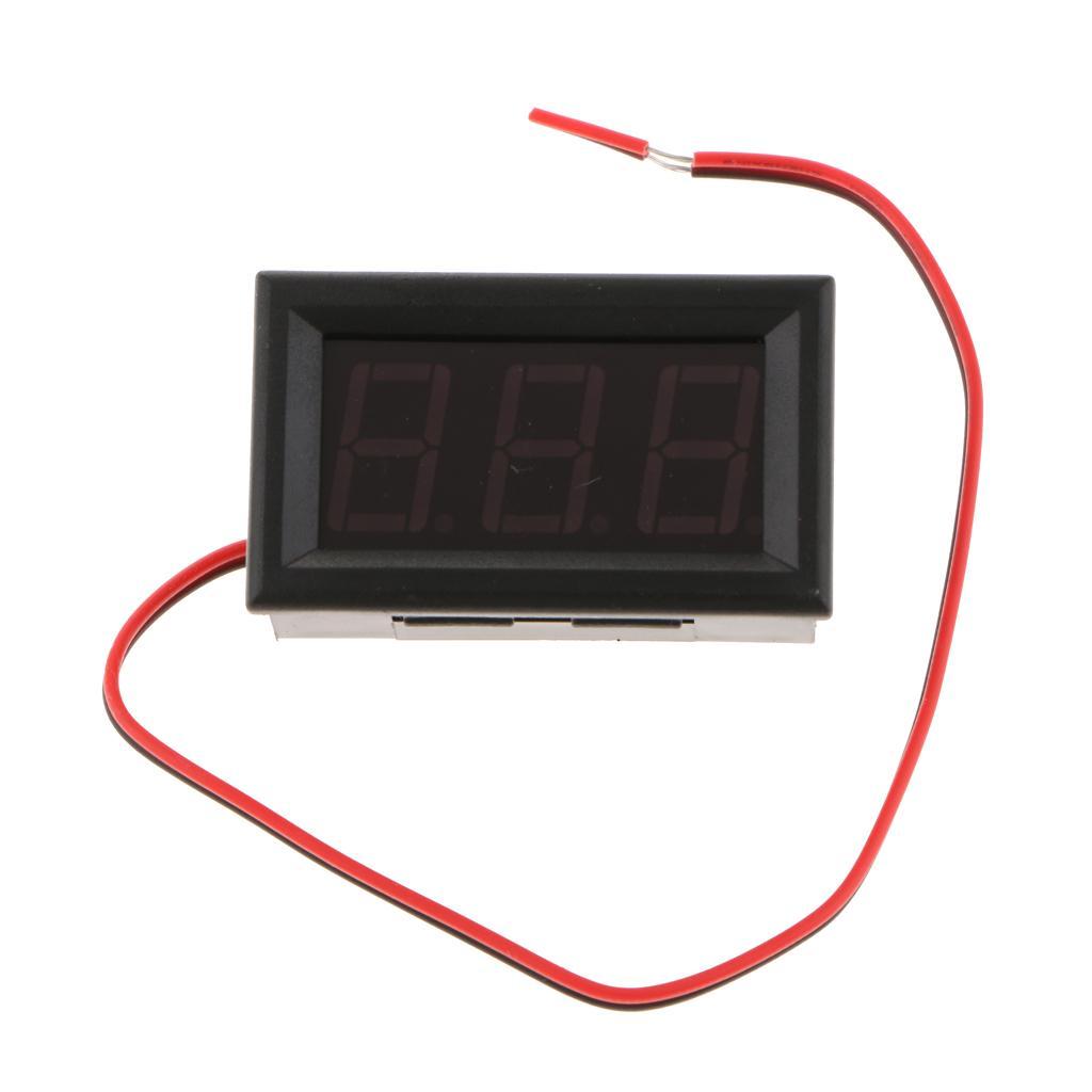 0.56" 2 Wire AC70-500V Digital Voltmeter Volt Voltage Meter Cars Motor