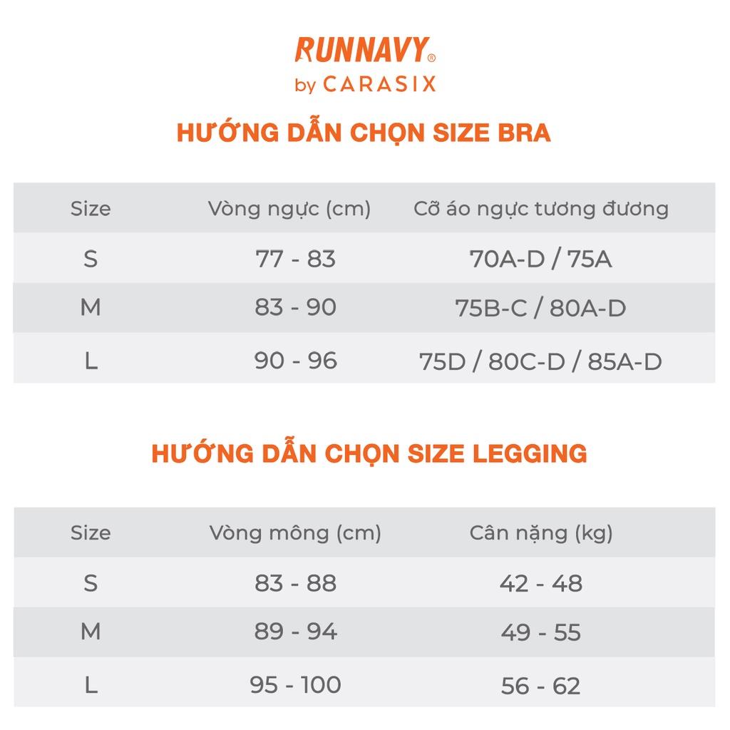 Set quần áo tập Gym Yoga Running Runnavy by Carasix Eco-friend quai chéo 6130 - Đệm mút nâng ngực đi kèm