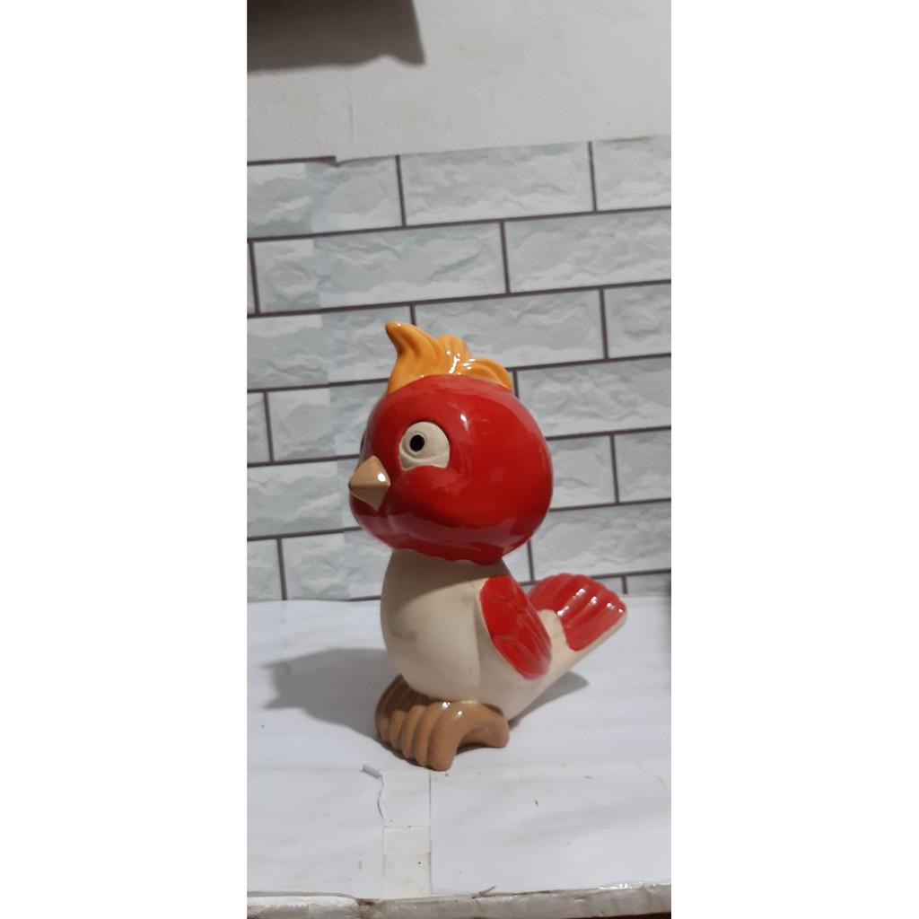 Gốm sứ chim két dầu to