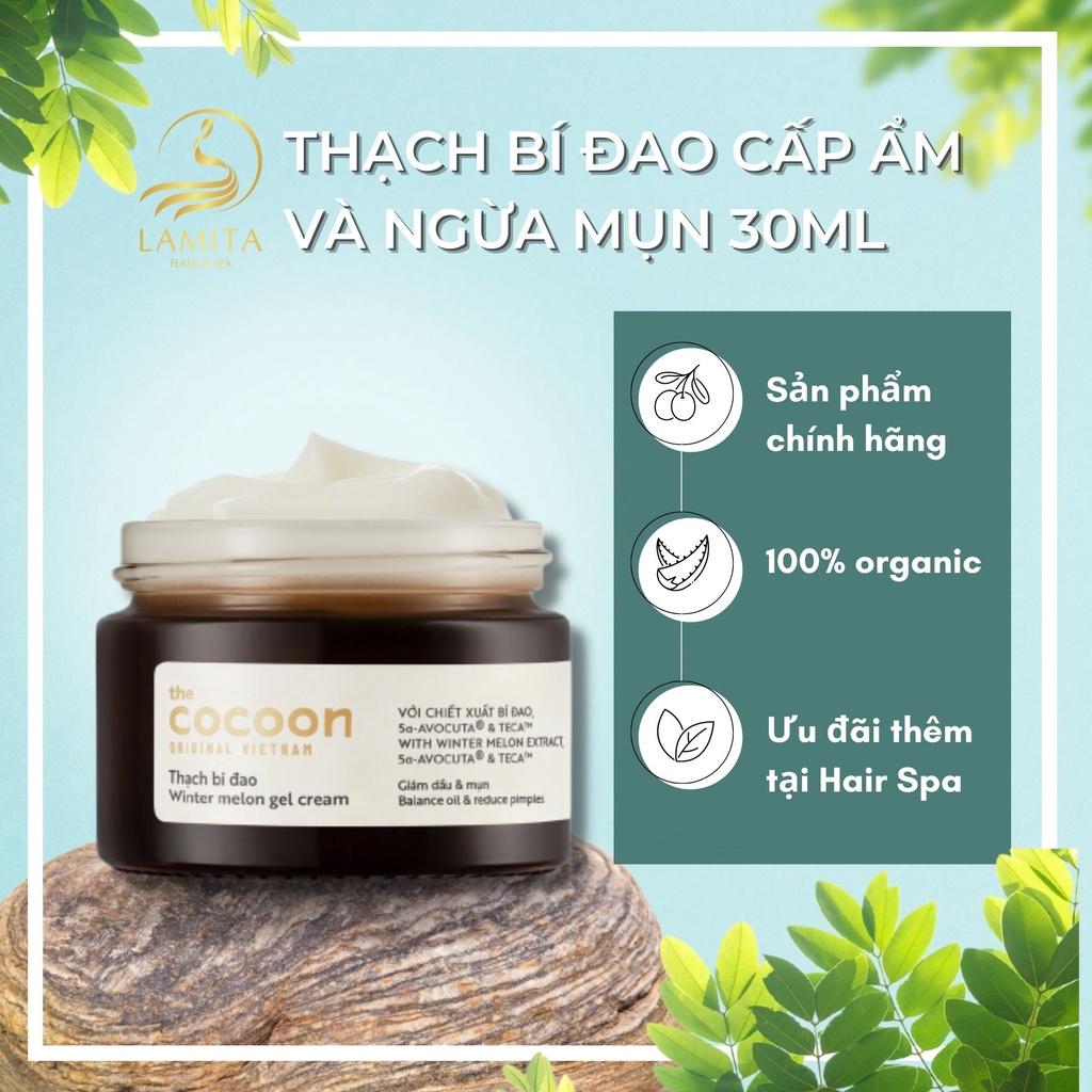 Thạch bí đao Cocoon cấp ẩm và ngừa mụn 30ml Lamita Hair Spa - LS019 - The Cocoon Original Vietnam