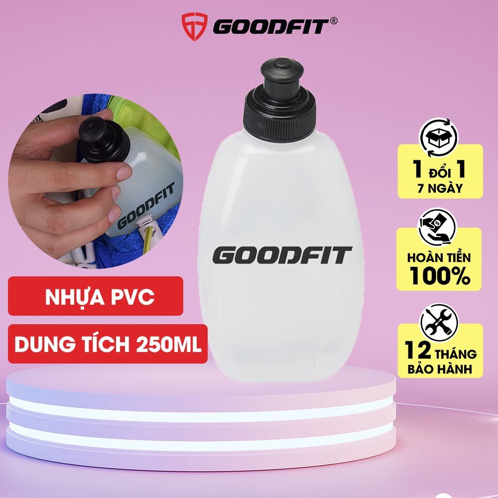 Bình nước cứng thể thao, chạy bộ GoodFit dung tích 250ml GF03RA