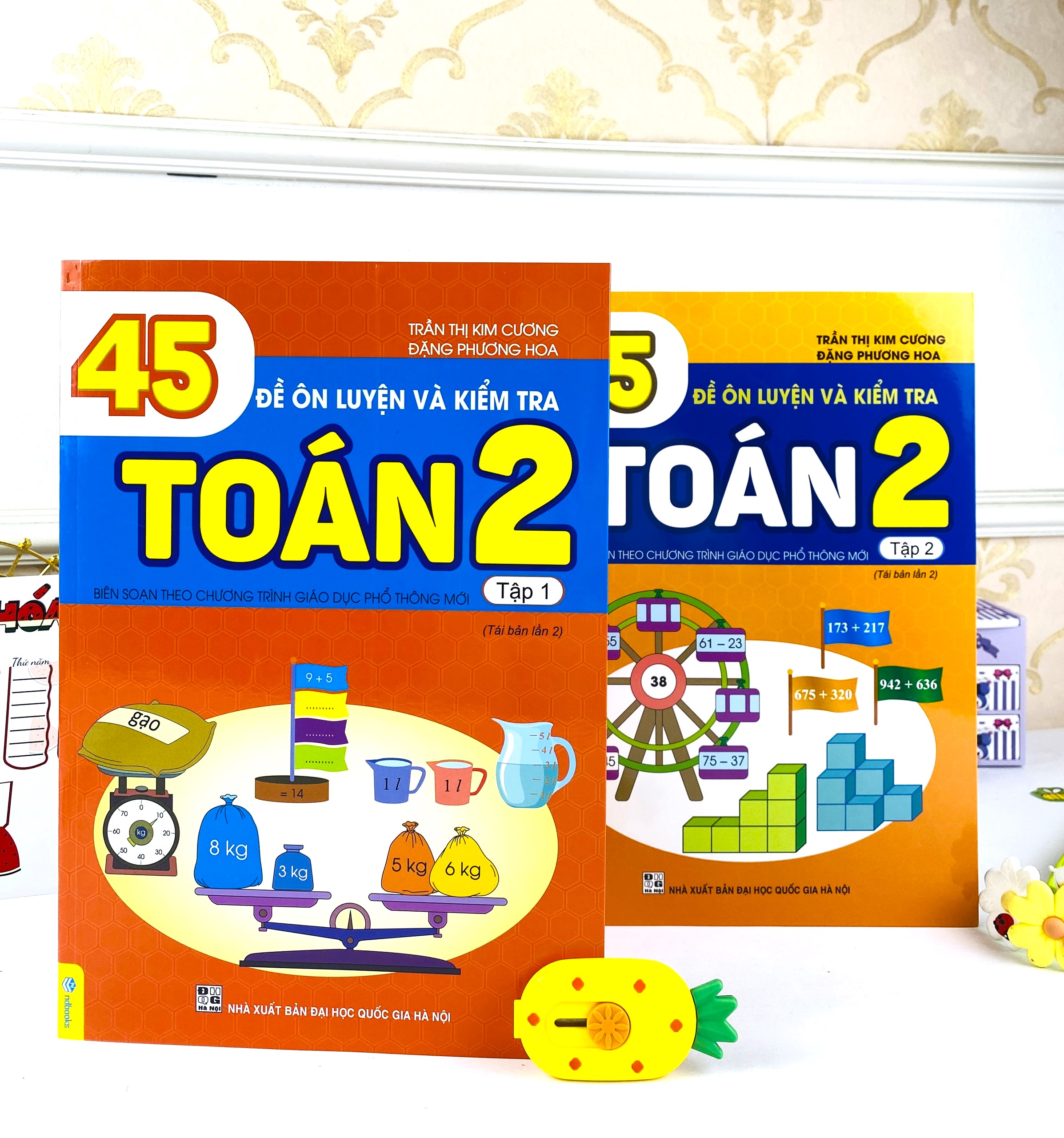 Sách - 45 Đề Ôn Luyện Và Kiểm Tra Toán 2  - Biên Soạn Theo Chương Trình Giáo Dục Phổ Thông Mới - ndbooks
