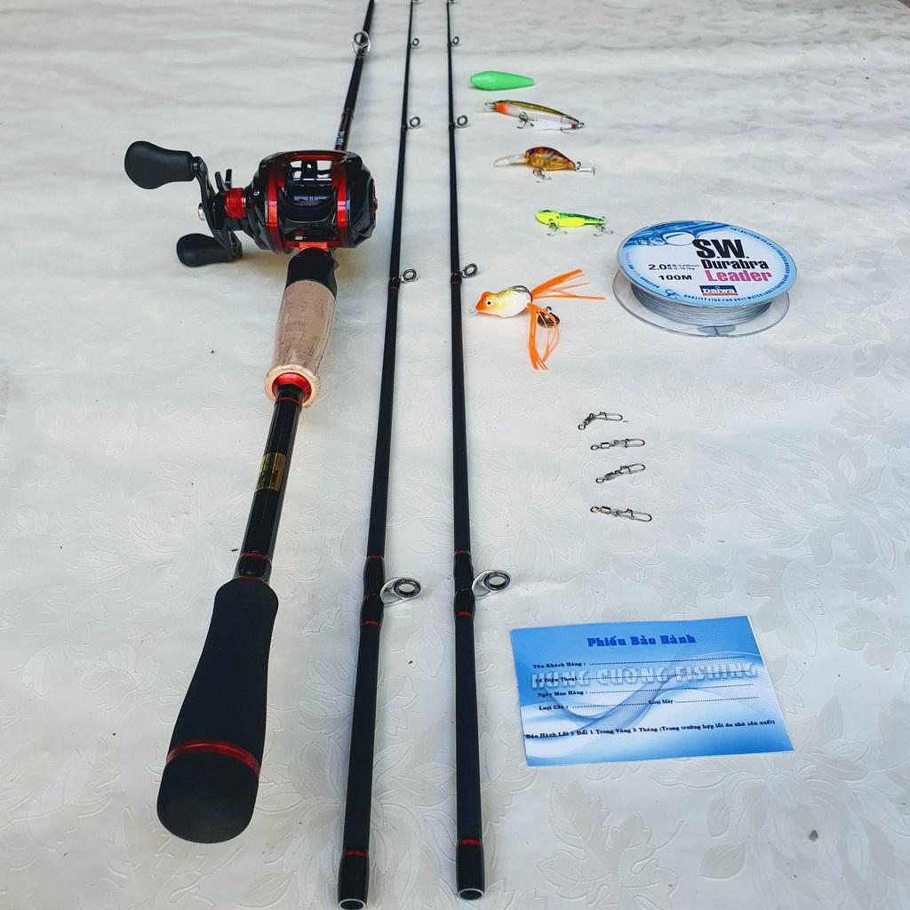 Bộ Cần Câu Lure Máy Ngang Lure Shadow For The Win Siêu Bền Bộ Cần Câu Cá Lóc | uy tín chất lượng