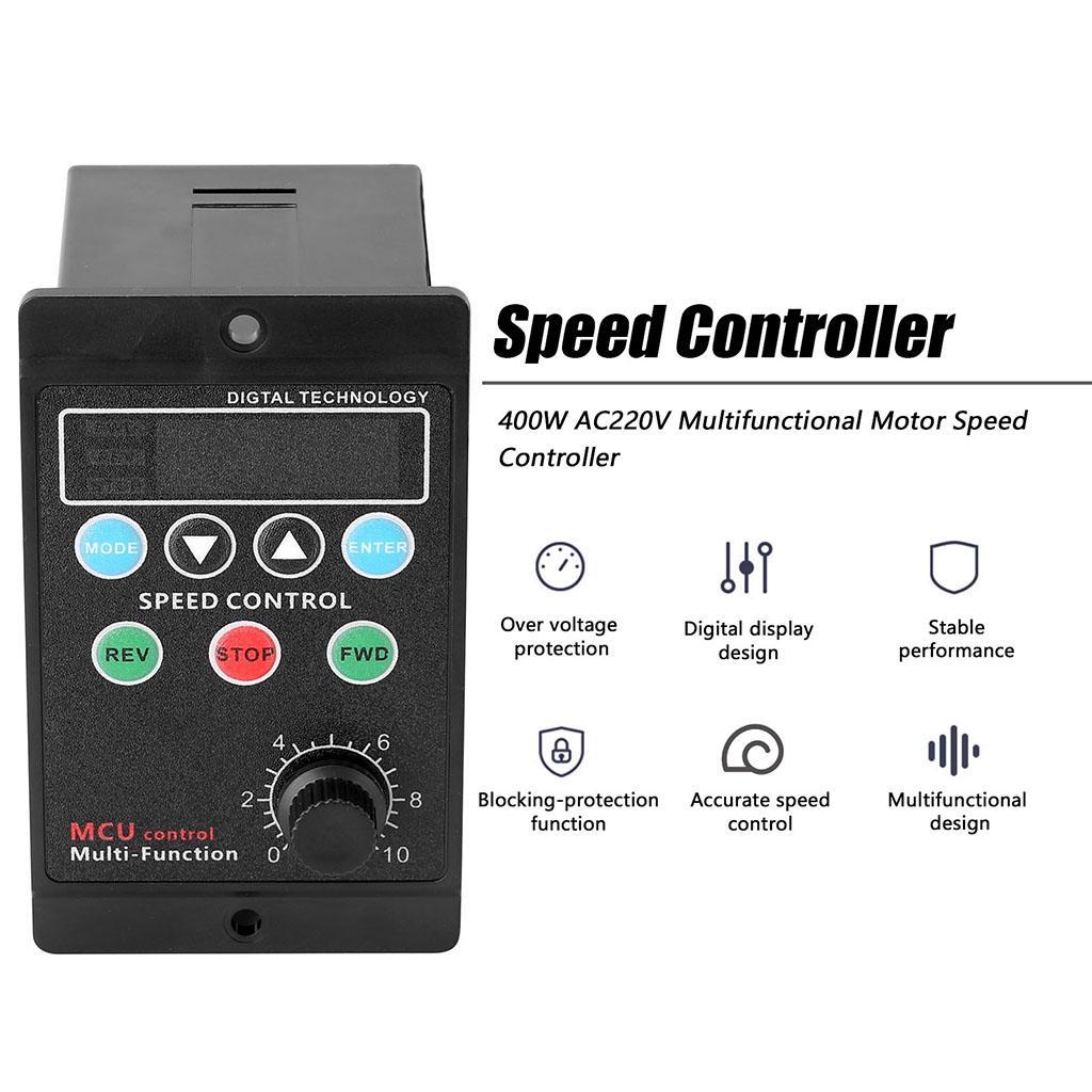 2-3pack AC 220V Variable Switch Display Rate Precision Universal Motor Speed