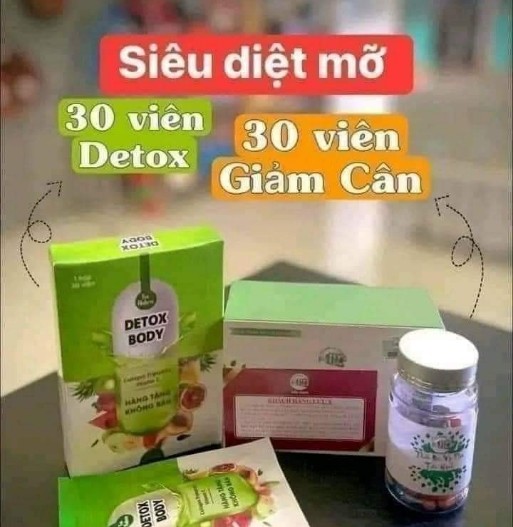 Giảm Can Vip X2 Mẫu Mới Giúp Hỗ Trợ Kiểm Soát Cân nặng  - Tặng Kèm Detox