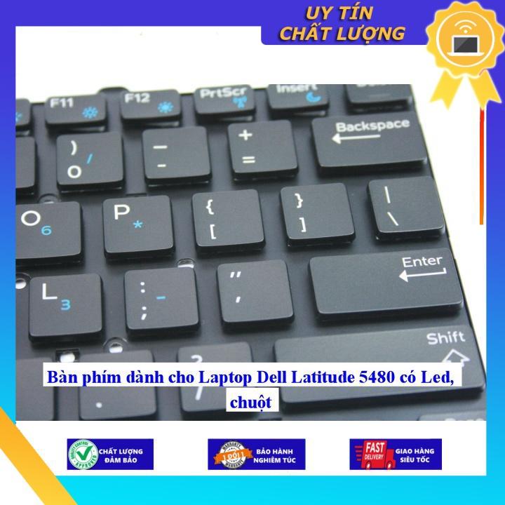 Bàn phím dùng cho Laptop Dell Latitude 5480 có Led, chuột  - Hàng Nhập Khẩu New Seal