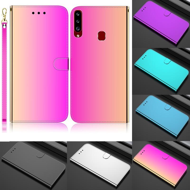 Ốp lưng da ví gập cho Samsung Galaxy A10 A20 A30 A40 A50 A70 A10S A20S A30S A50S A70S M10