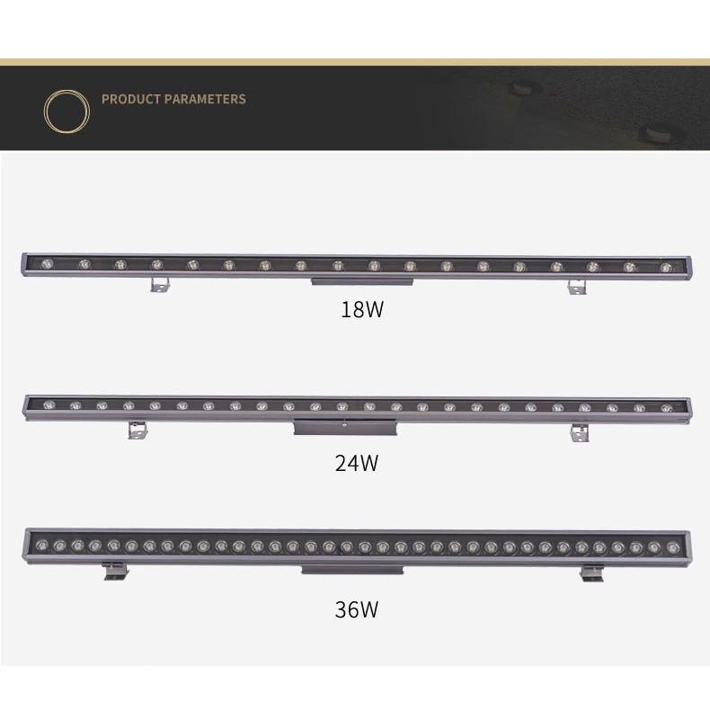 Đèn led thanh hắt ngoài trời dùng nguồn 24V