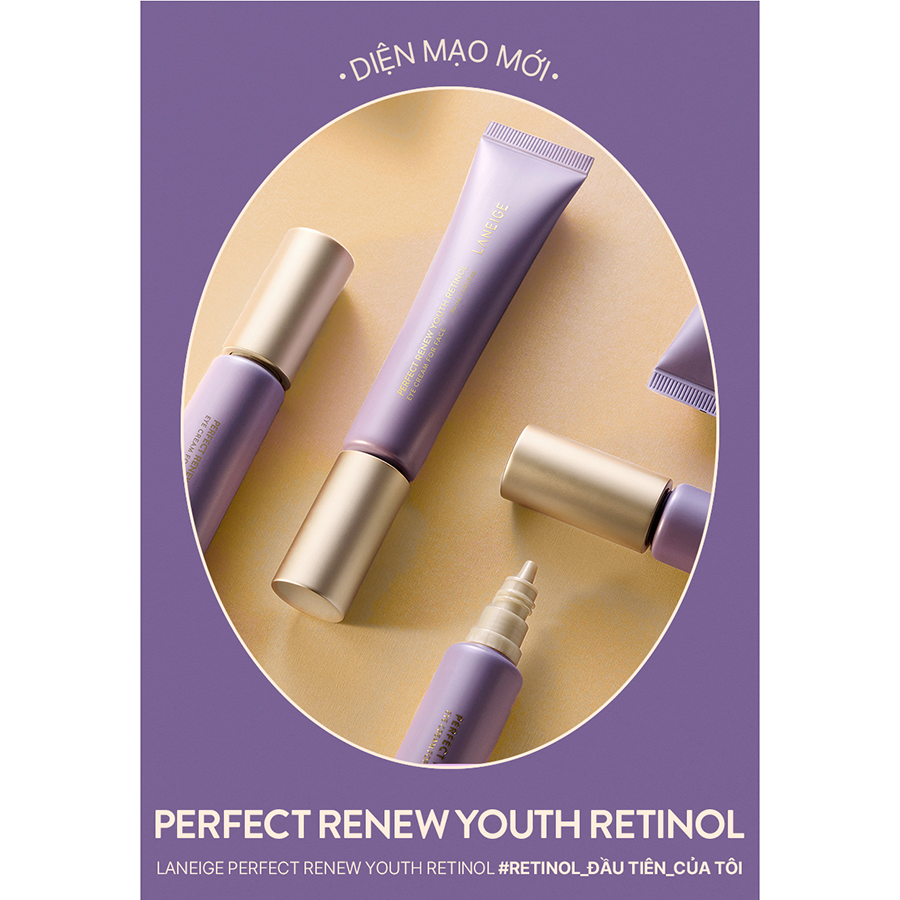 Kem Dưỡng Ngăn Ngừa Lão Hóa Vùng Mắt Laneige Perfect Renew Youth Retinol 30ml