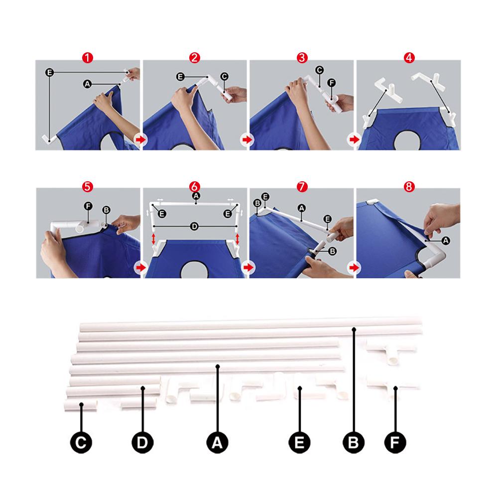 Thiết bị mô hình đào tạo chơi gôn bằng vải với 12 quả bóng có thể gấp gọn có túi đựng