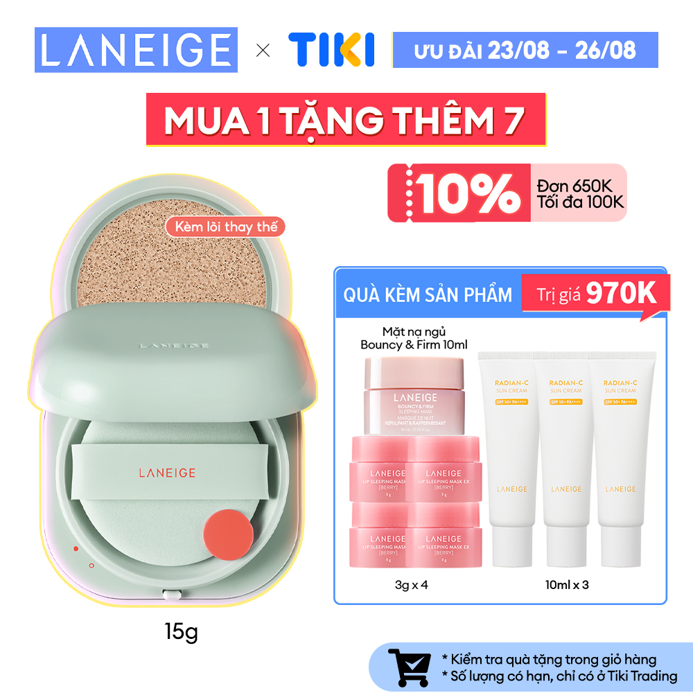 Phấn Nước Mịn Lì 24H Laneige Neo Cushion Matte 15g2 23N