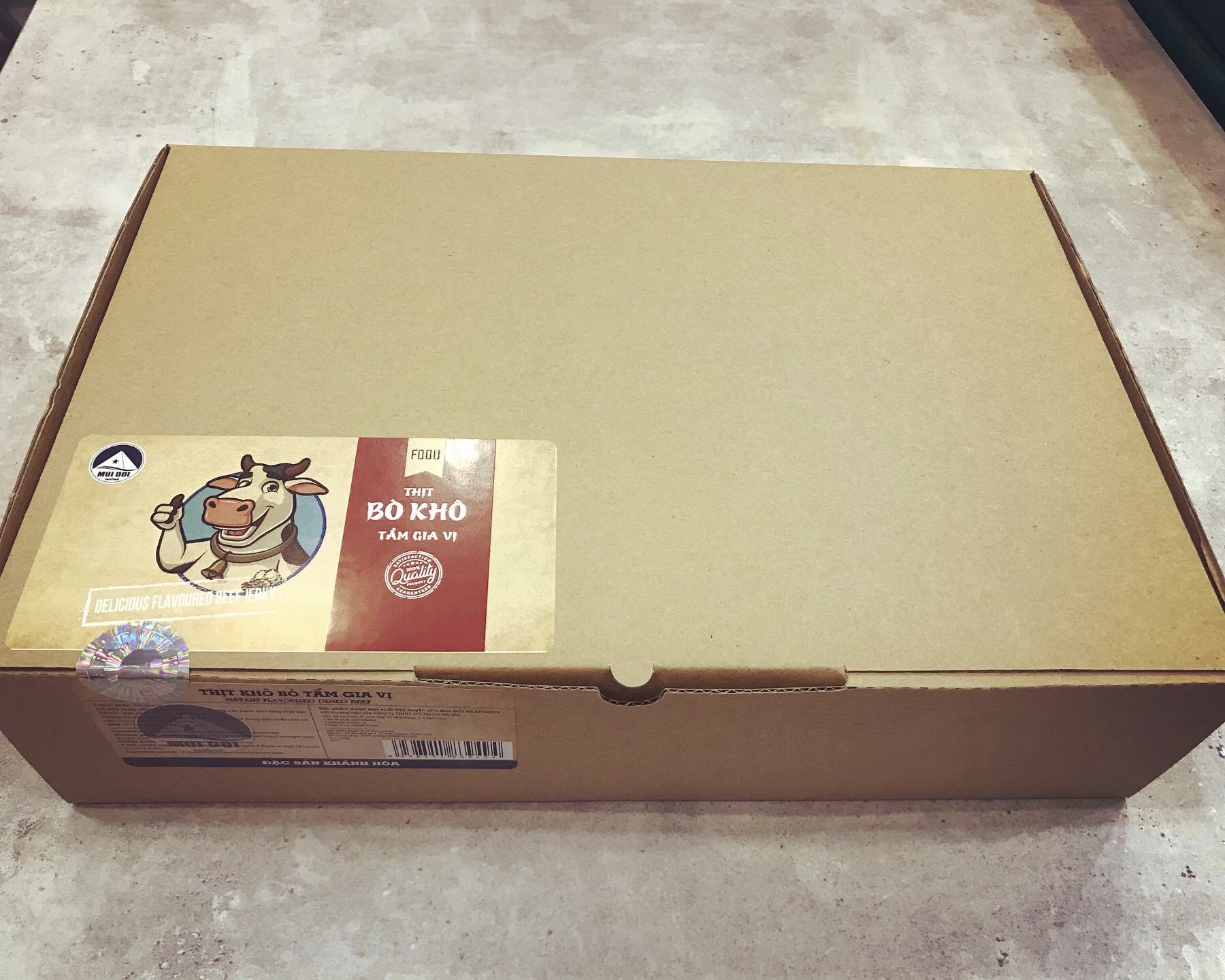 Khô bò NÚI - Đặc Sản Khánh Hoà - Túi 500g