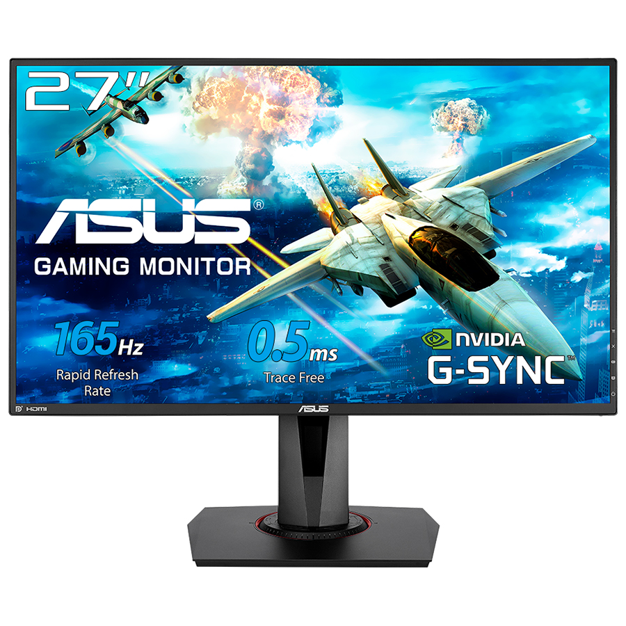 Màn Hình Gaming Asus VG278QR 27 Inch Full HD (1920 x 1080) 0.5ms 165Hz G-Sync TN Stereo RMS 2W x 2 - Hàng Chính Hãng