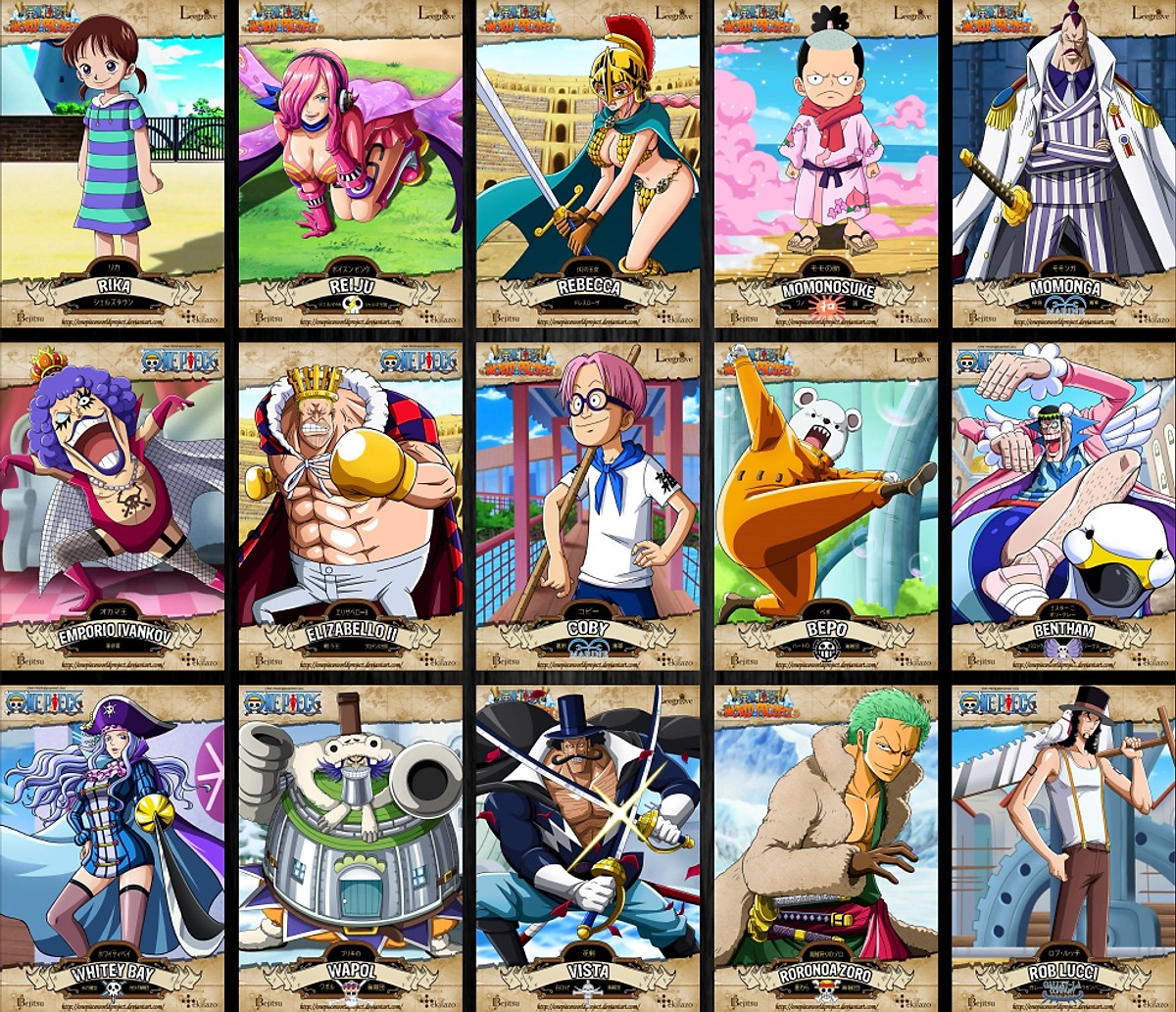 Combo 10 Tờ truy nã - Wanted Poster nhân vật One Piece World Project - Khổ lớn 28.7cm x 40.6cm