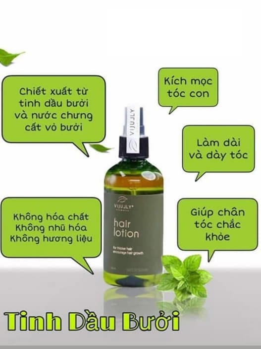 Tinh Dầu Xịt Bưởi Vijully Hỗ Trọ Kích Thích Mọc Tóc Chai 150ml(Mẫu mới)