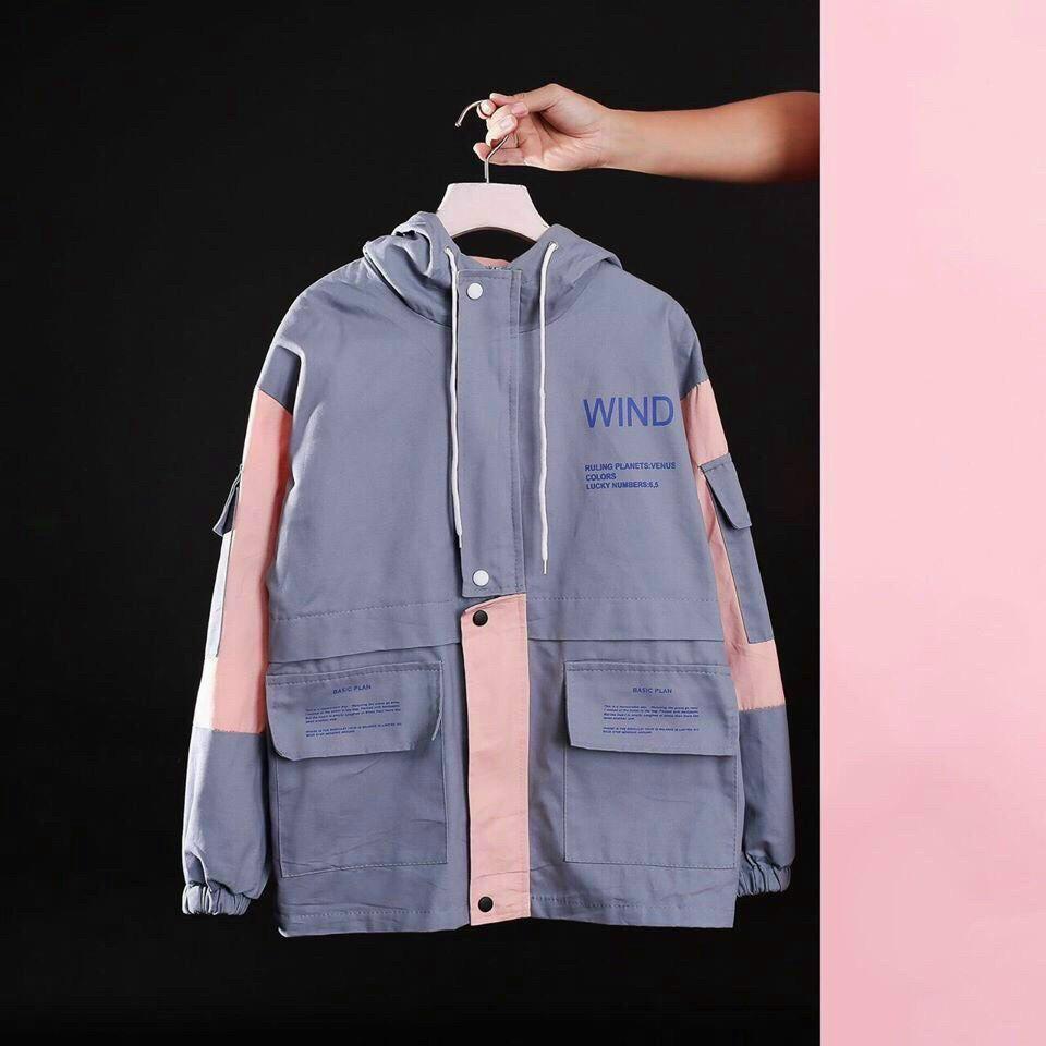 Áo khoác kaki túi hộp form Unisex chất kaki dày mềm mịn thoáng mát freesize từ Thời trang sỉ lẻ Thiên Phúc