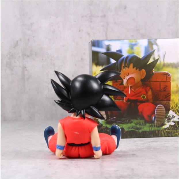 Mô Hình Goku Ấu Thơ, Ngồi Ngủ Cute Dễ Thương, Cao 8,5cm - Tượng Figure Dragon Ball