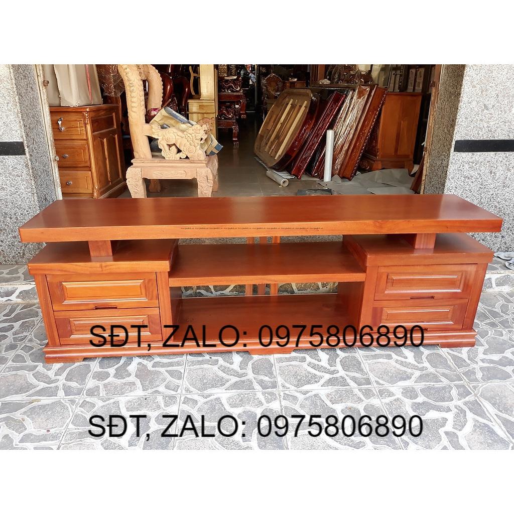 Kệ tivi gỗ xoan 2m