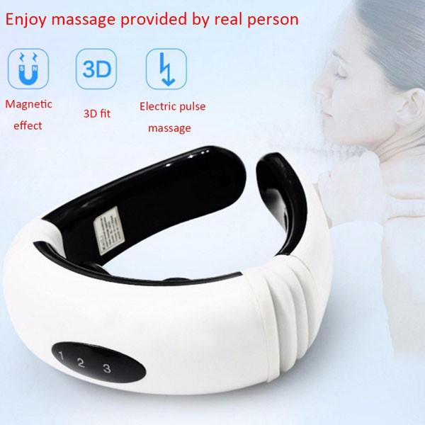 Máy Massage Cổ Vai Gáy KL5830, máy mát xa xung điện từ trường cân bằng âm dương cao cấp giảm đau mỏi
