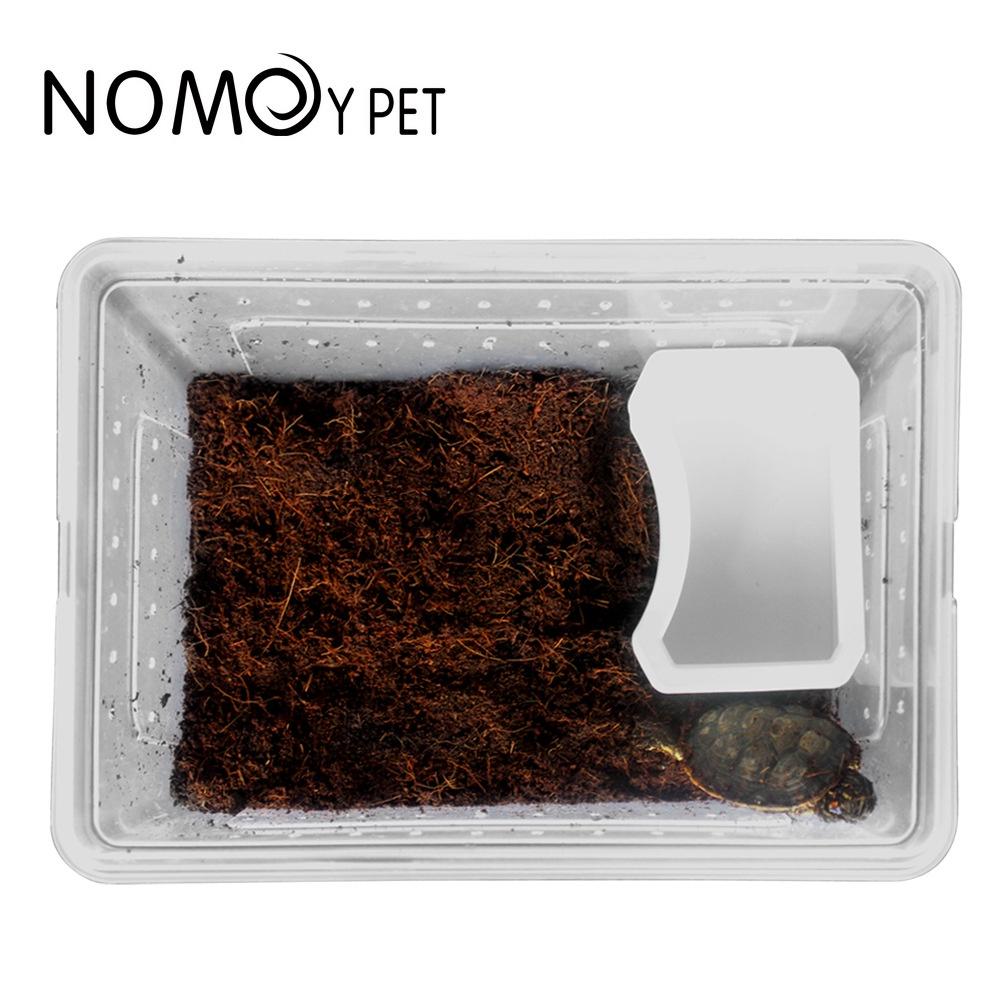 Nomo Nhựa Sản Phẩm Mới NW-25 Vật Nuôi Bò Nhỏ Shougong Đồ Chơi Rắn Sừng Ếch Chậu Nước Ăn Hộp Leo Chậu Cảnh