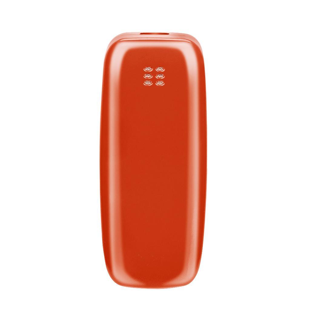 2xPortable Tiny Bluetooth Small Low BM10 Mobile Phone Orange
