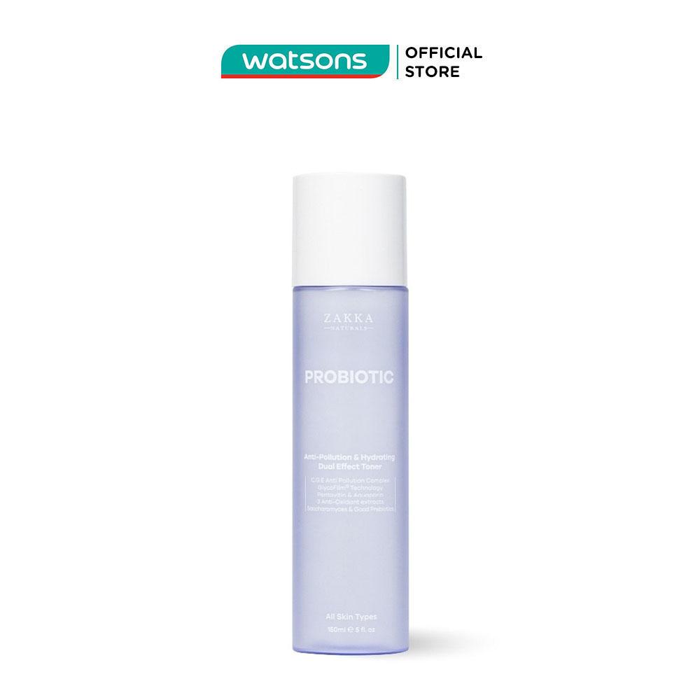 Nước Cân Bằng Zakka Naturals Anti-Pollution &amp; Hydrating Dual Effect Toner 150ml
