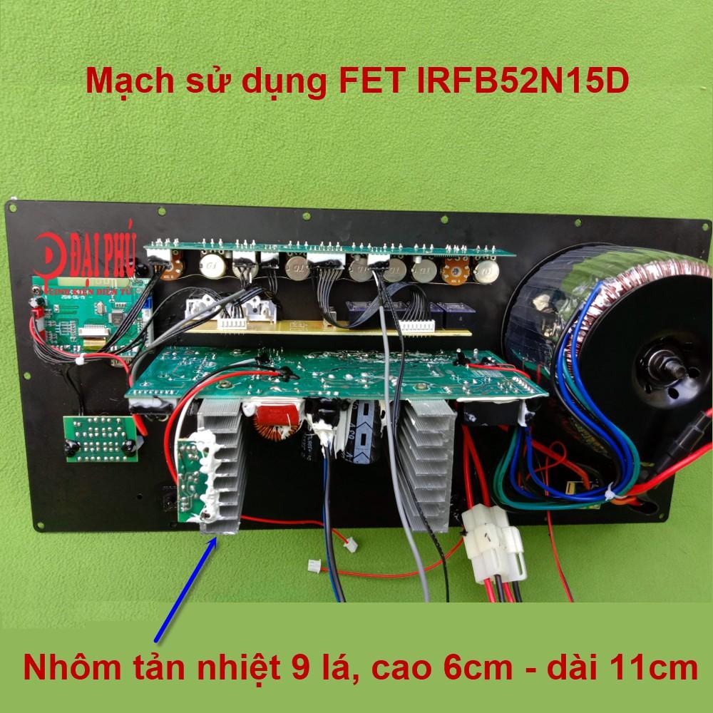 Mạch loa kéo Reverb Echo + Chống hú công suất lớn chuyên loa kéo 5 tấc đôi, 6 tấc đôi cao cấp - âm thanh cực mạnh