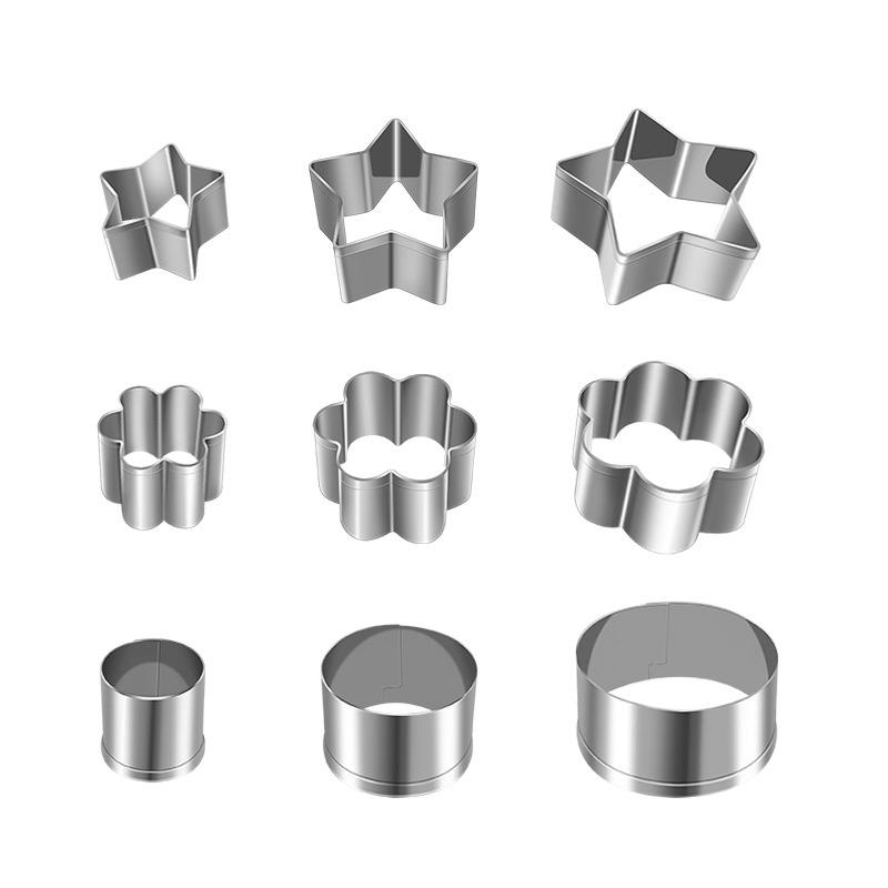 Khuôn Bánh Quy Cookies Bộ 24 Khuôn Nhấn Cookie Cutter inox Nhiều Mẫu Cao Cấp - CBQUY24P