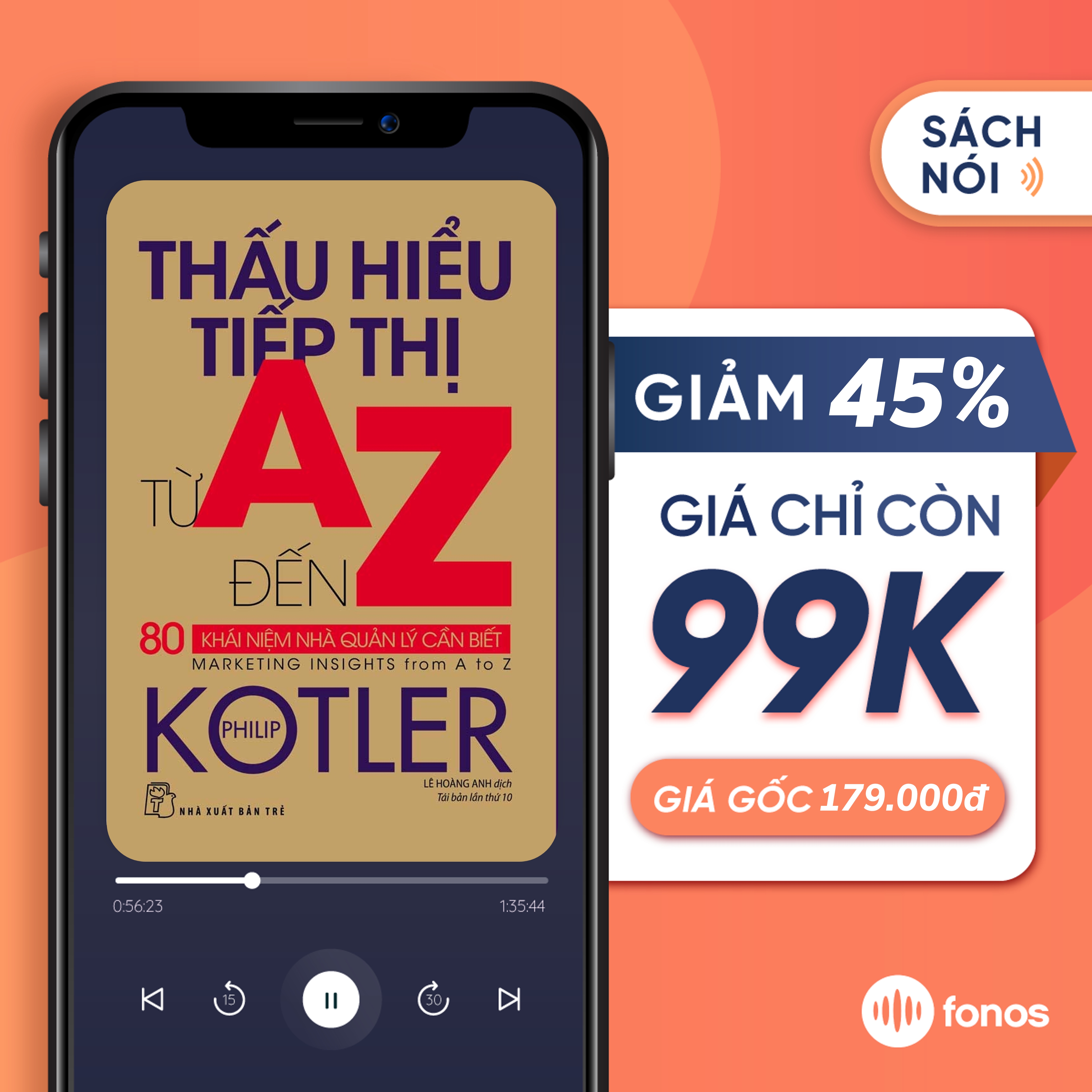Sách nói Fonos: Thấu Hiểu Tiếp Thị Từ A Đến Z