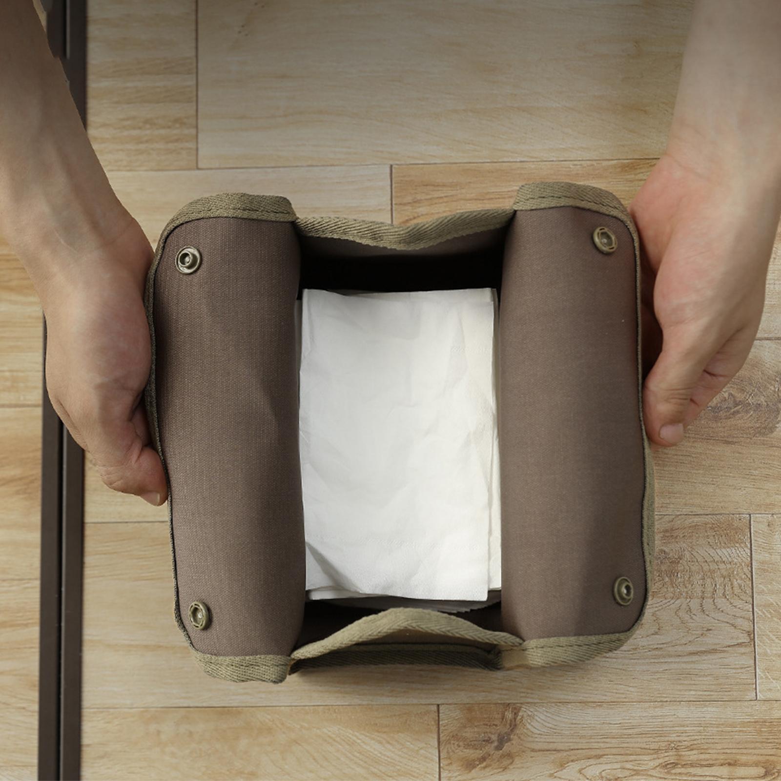 Outdoor Tissue Box Paper Bag Organizer Towel Dispenser for Hiking BBQ