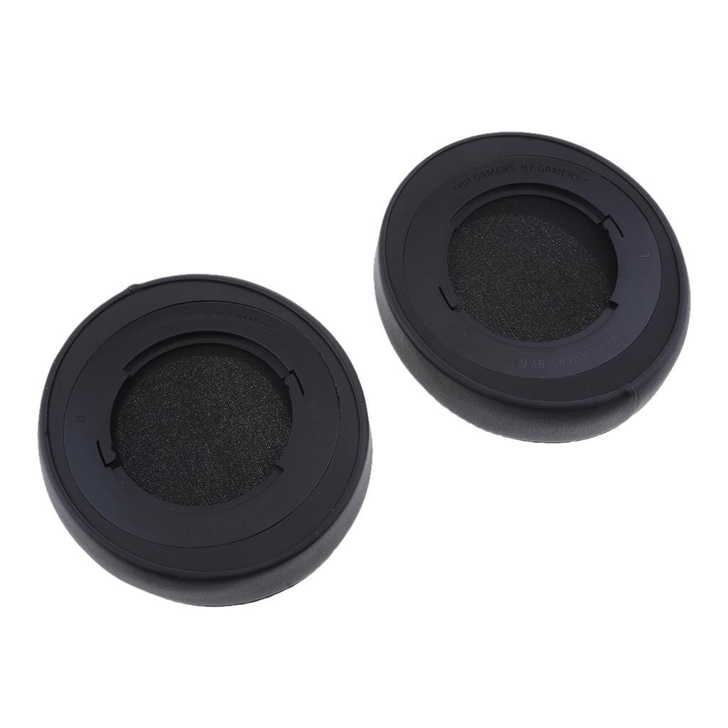 2Pairs Replacement Ear Pads Ear Cushions For Razer Kraken 7.1 V2 Headphones