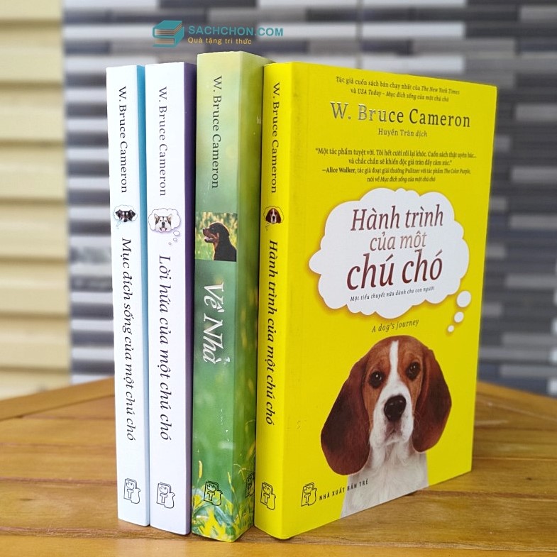 Bộ sách Hành Trình Của Một Chú Chó (4 quyển) _BOOKCITY