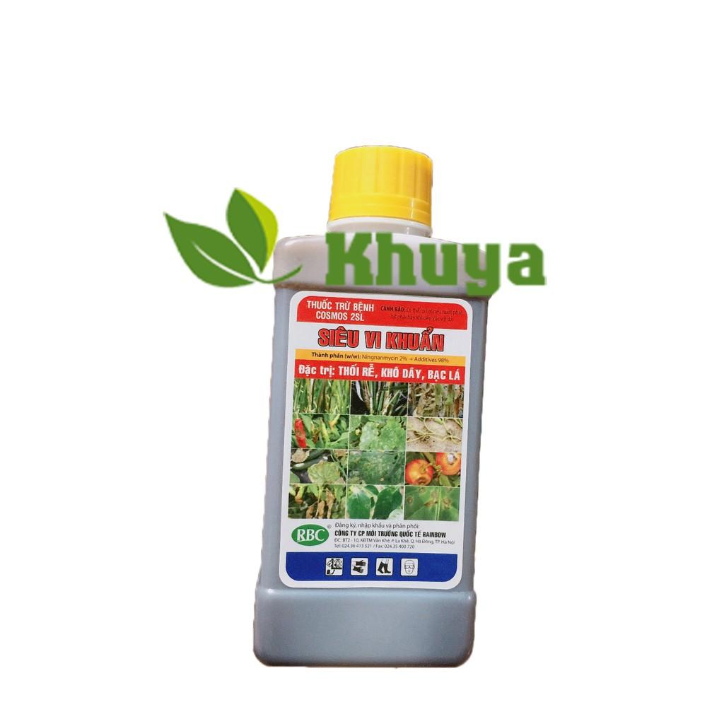 Thuốc trừ bệnh Cosmos 2SL Siêu Vi Khuẩn và Nấm 450ml Thối rễ - Khô dây - Bạc lá