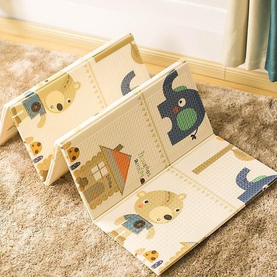 Thảm xốp hai mặt gấp gọn cho bé size 1m8x2m