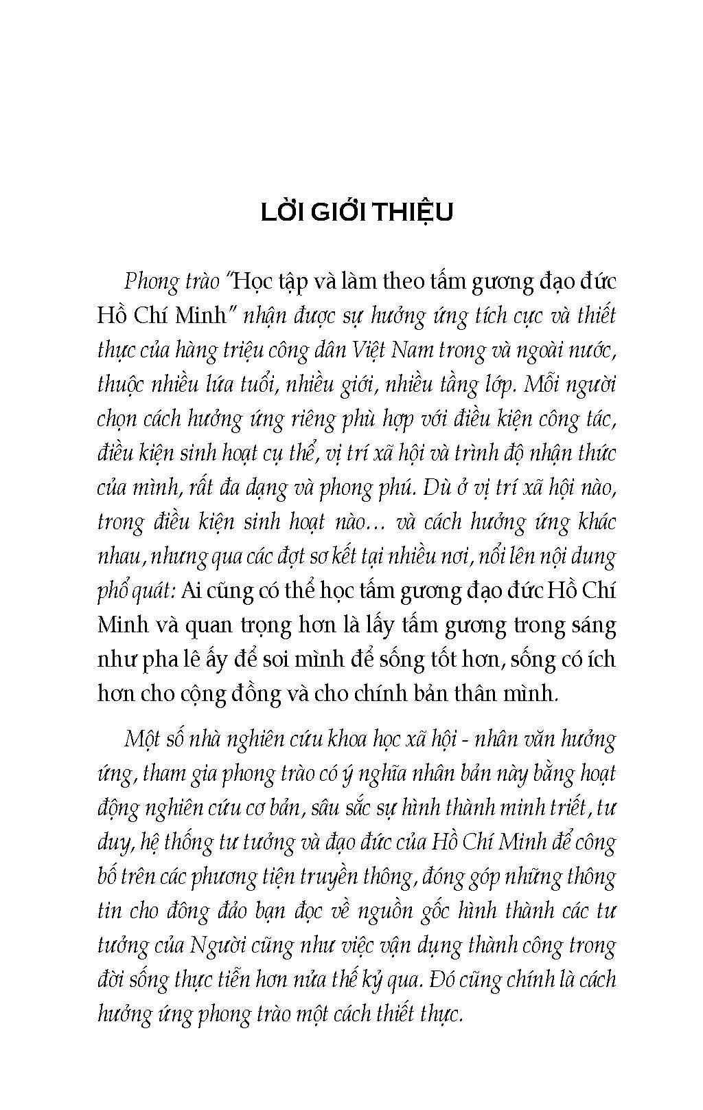 Tấm Gương Bác - Ngọc Quý Của Mọi Nhà - Tất Cả Vì Con Người, Cho Con Người