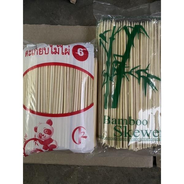 Tăm tre xiên thịt dài 15cm, 20cm đóng gói 100g