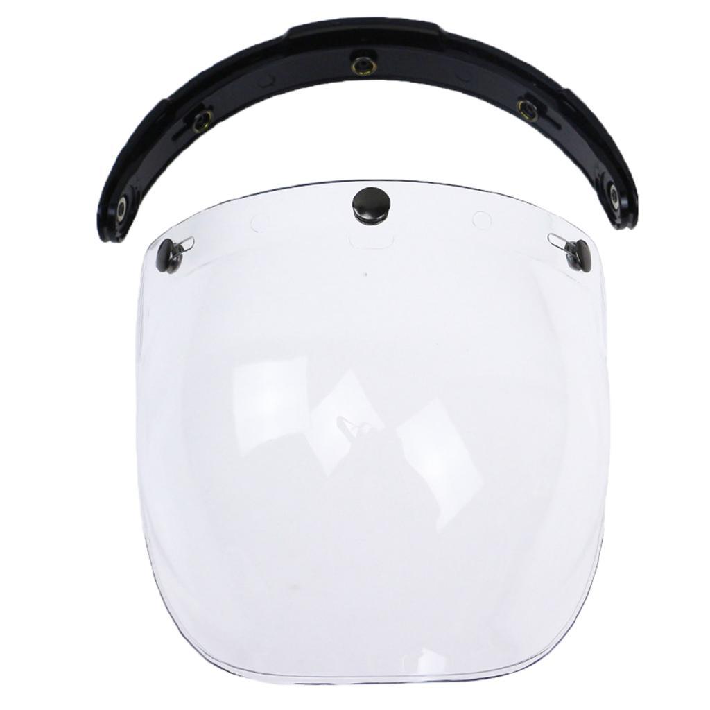 3x Visor Motorcycle Bubble Visor PC Lens